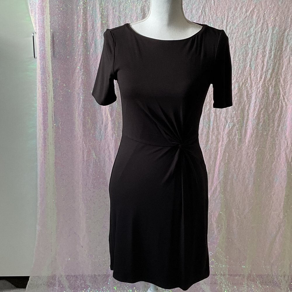 White House Black Market Elegant Black Mini Dress